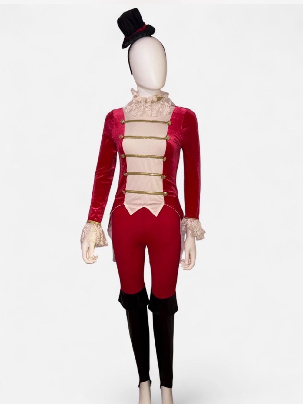 Weissman Red and Cream Women's Ringmaster Costume